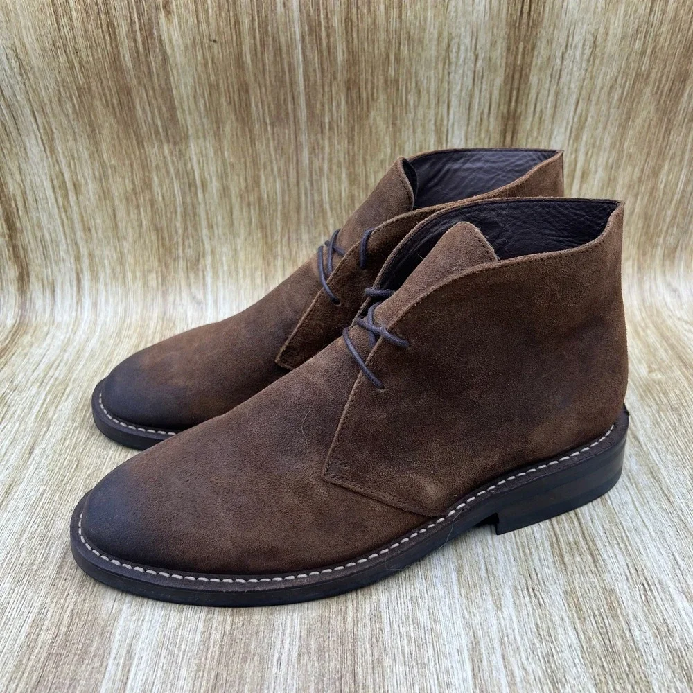 Thursday Boot Company Scout Chukka Boot Men's Size 9 Dark Brown Suede Burnished